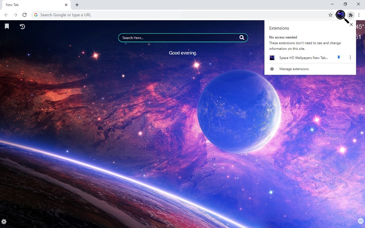 remove cool new tab theme windows 10