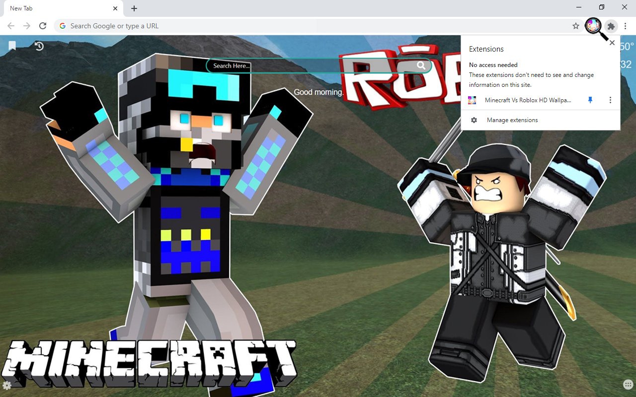 Roblox Wallpapers and New Tab — Browser addons — Google Chrome extensions