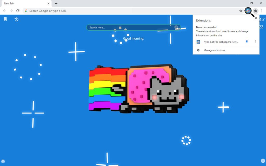 Nyan Cat HD Wallpapers New Tab WallpaperTab