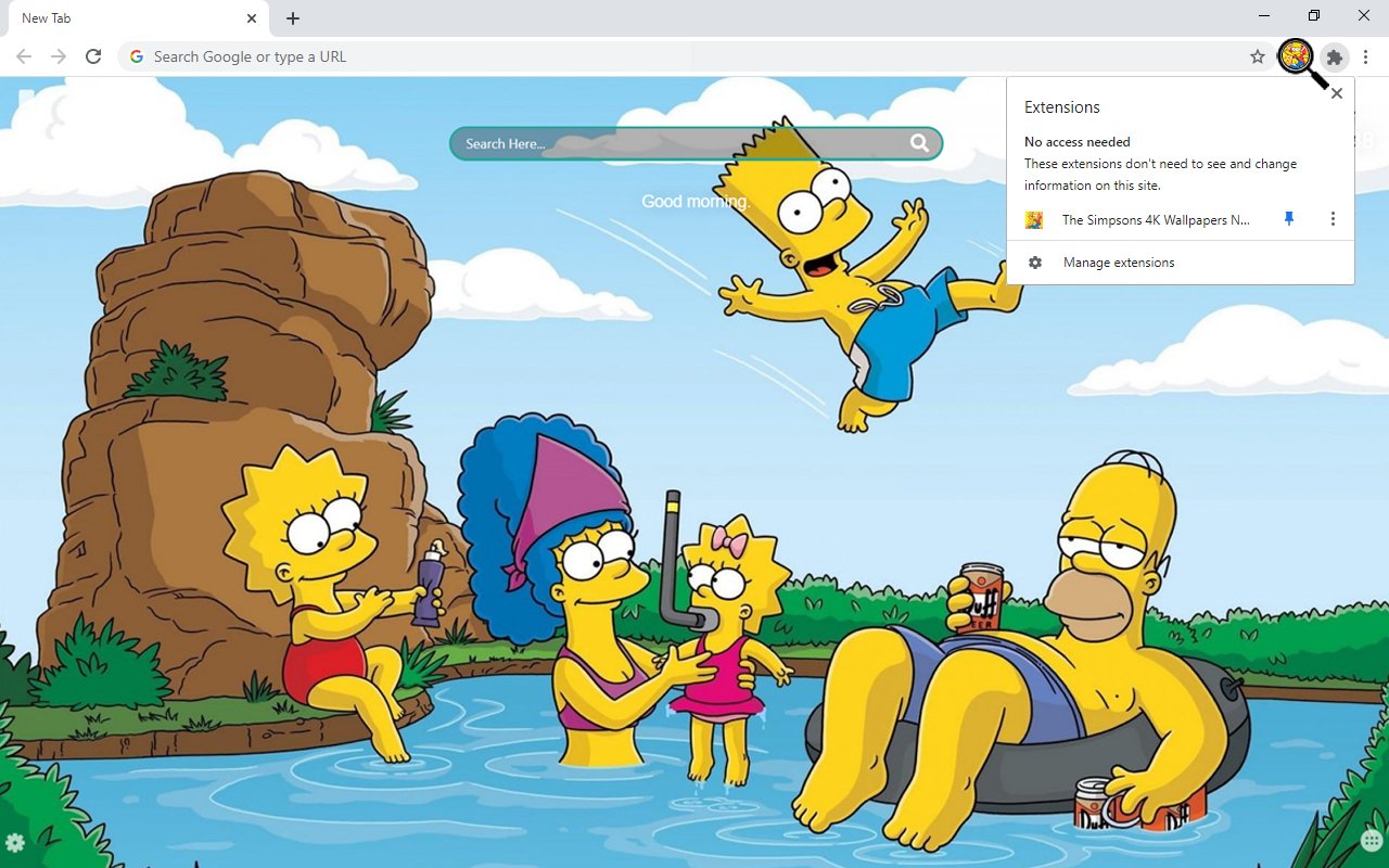 The Simpsons 4k Wallpapers New Tab Wallpapertab