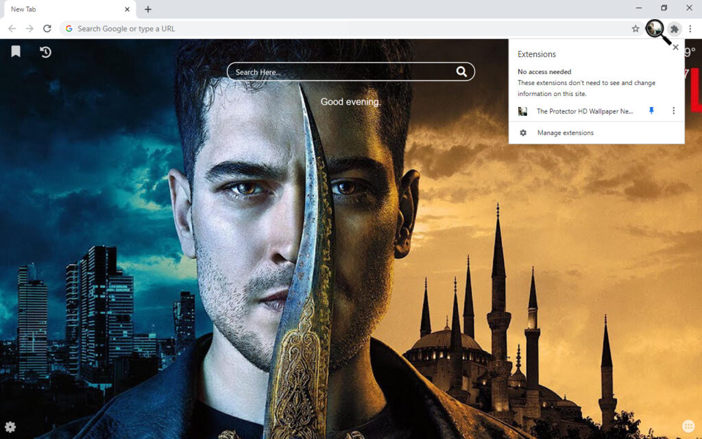 The Protector HD Wallpaper New Tab - WallpaperTab